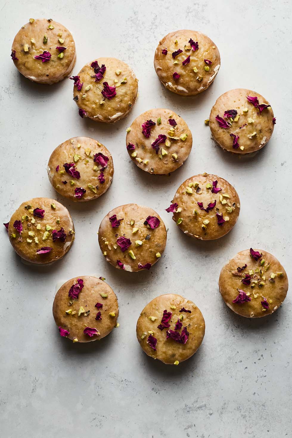 Pistachio & Rose Semolina Round